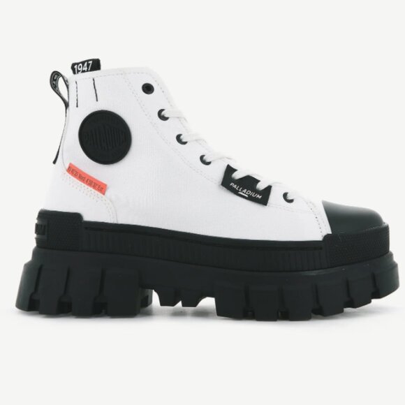 Palladium Revolt Hi Tx Sneaker Boots 97242-116-m S3 Star White (2nd Pair) - Picture 8 of 14